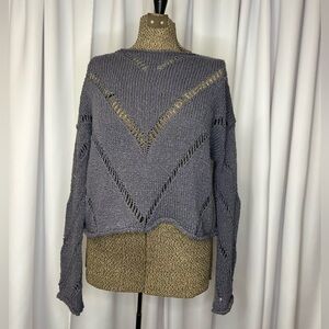 Bohme Gray Knit Women's Sweater Small